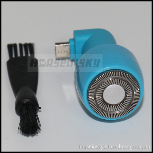 Mini Portable USB Electric Shaver Razor for 5pin Connector Razor for Android Cellphones